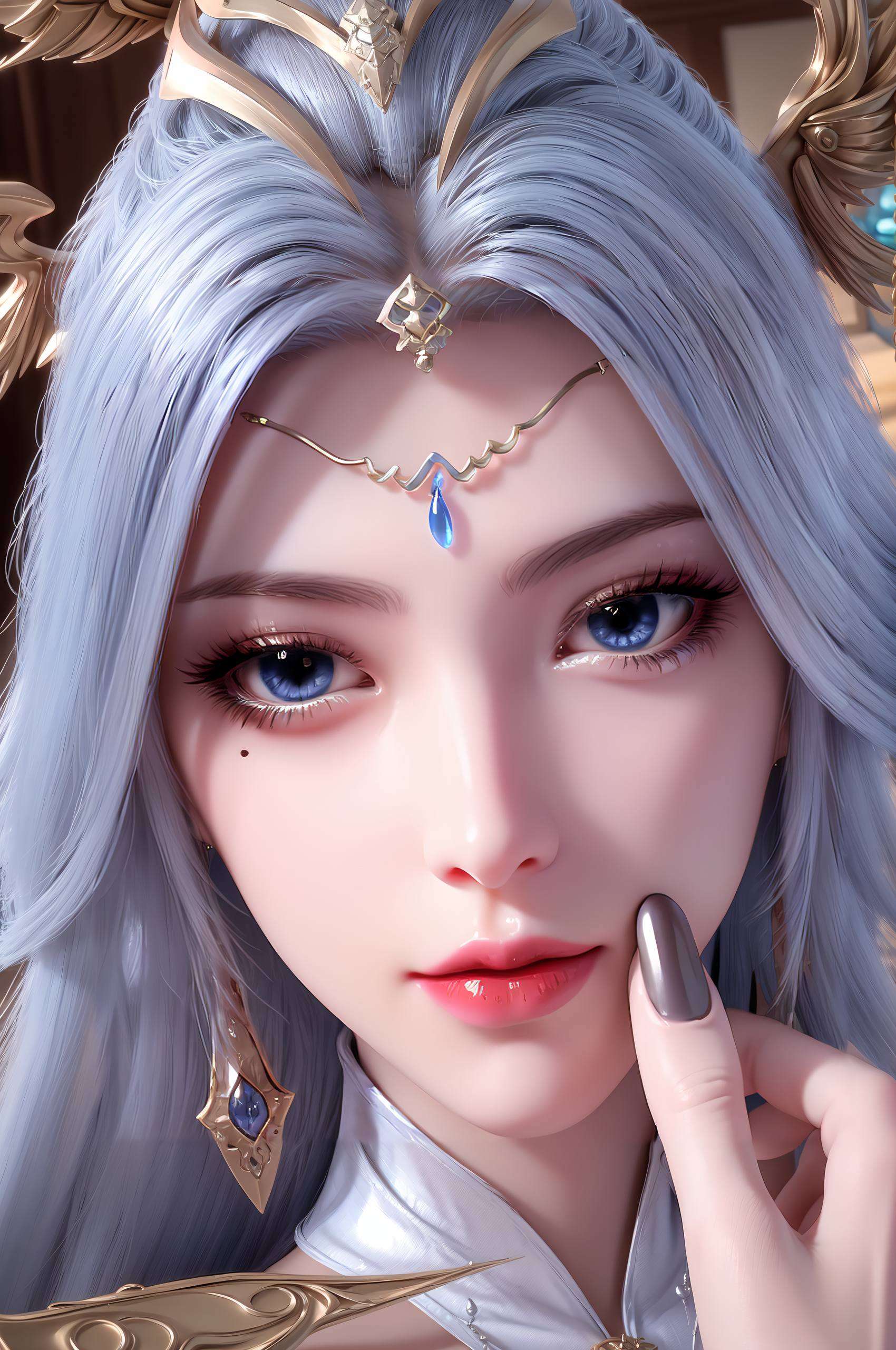 宁雨蝶和月婵而月婵则是那种“哇