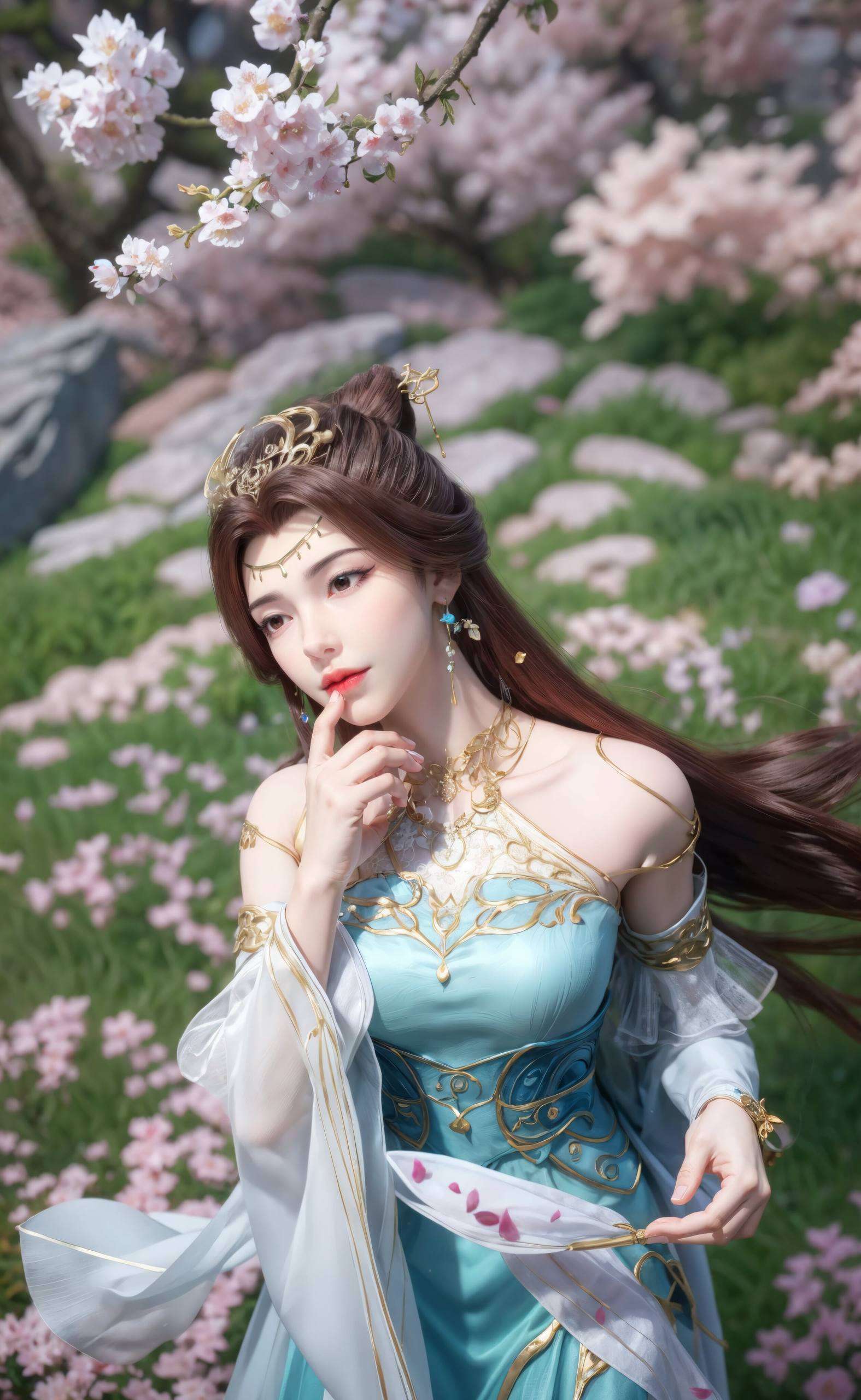 这款壁纸不仅高清无论是她的眼神还是她的姿态
