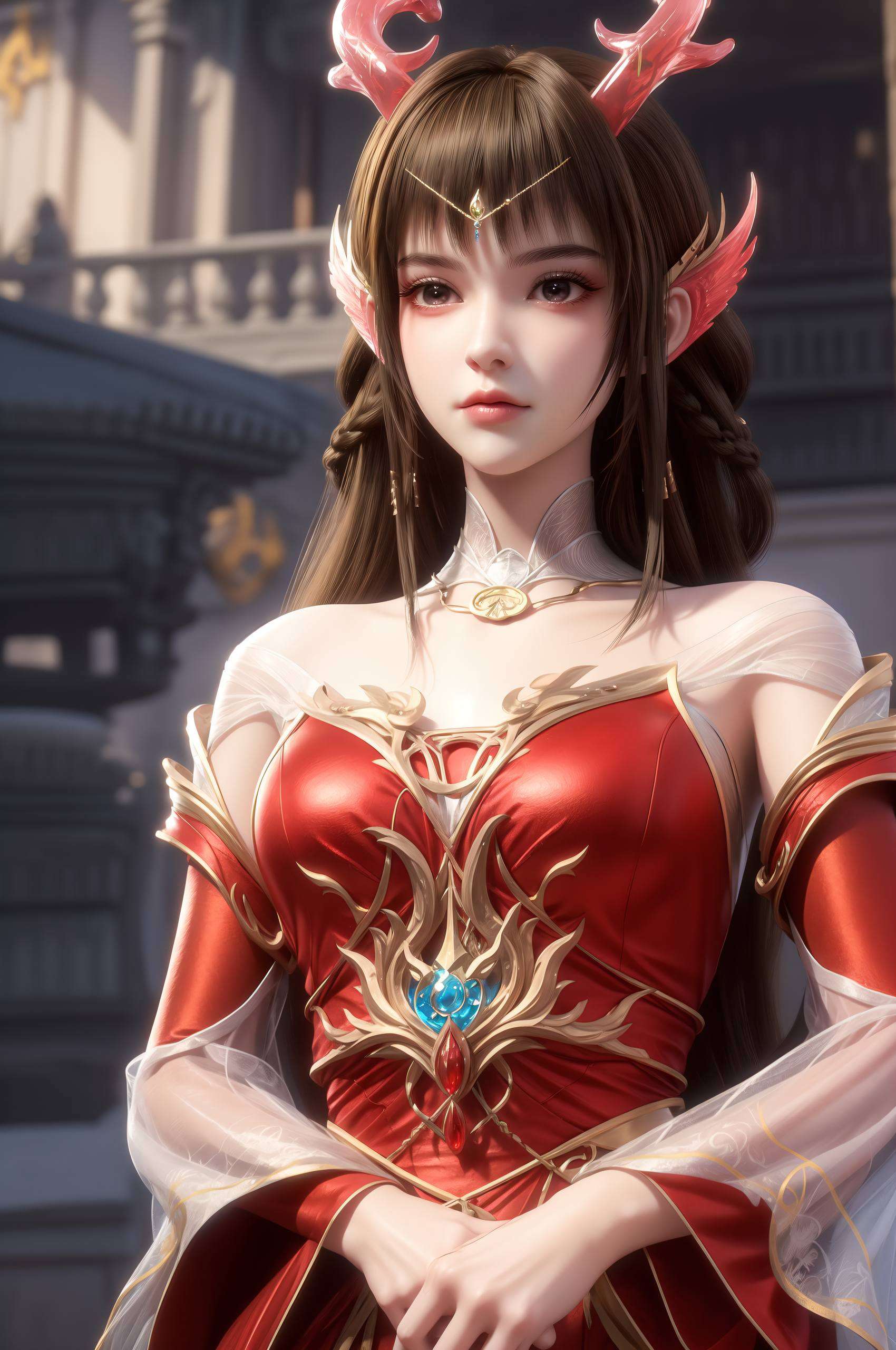 而动漫美女的微笑让我们在壁纸的海洋中