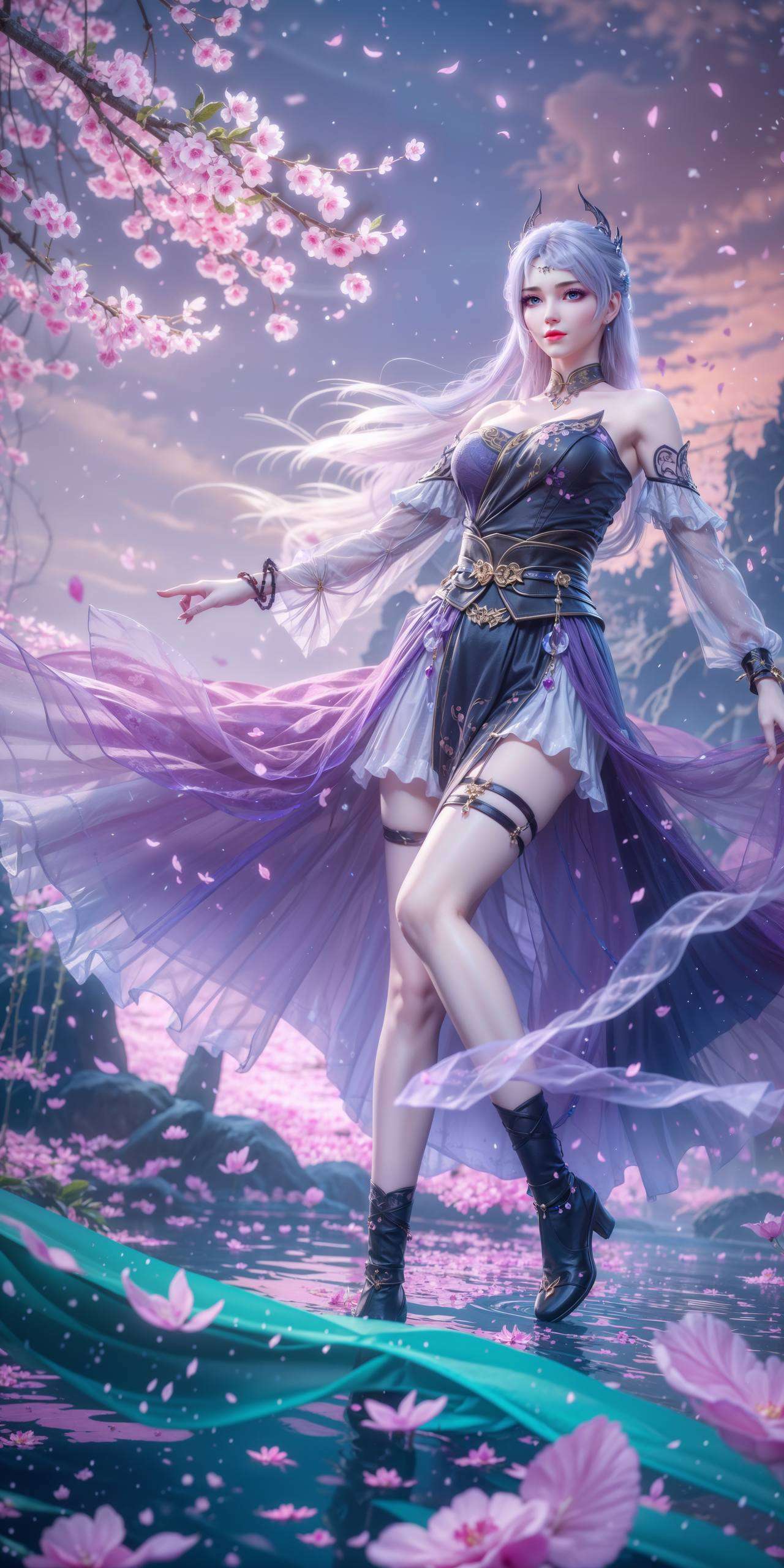 每一帧都仿佛在诉说着玄幻世界的无尽传奇这位来自《大主宰》的绝美女神