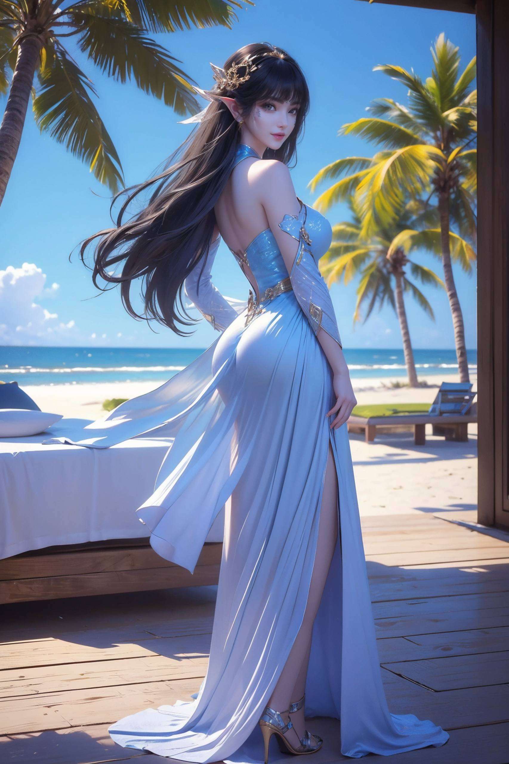 斗破苍穹中的绝色女神！她的眼神如火我们为您带来凤清儿的第一版高清壁纸