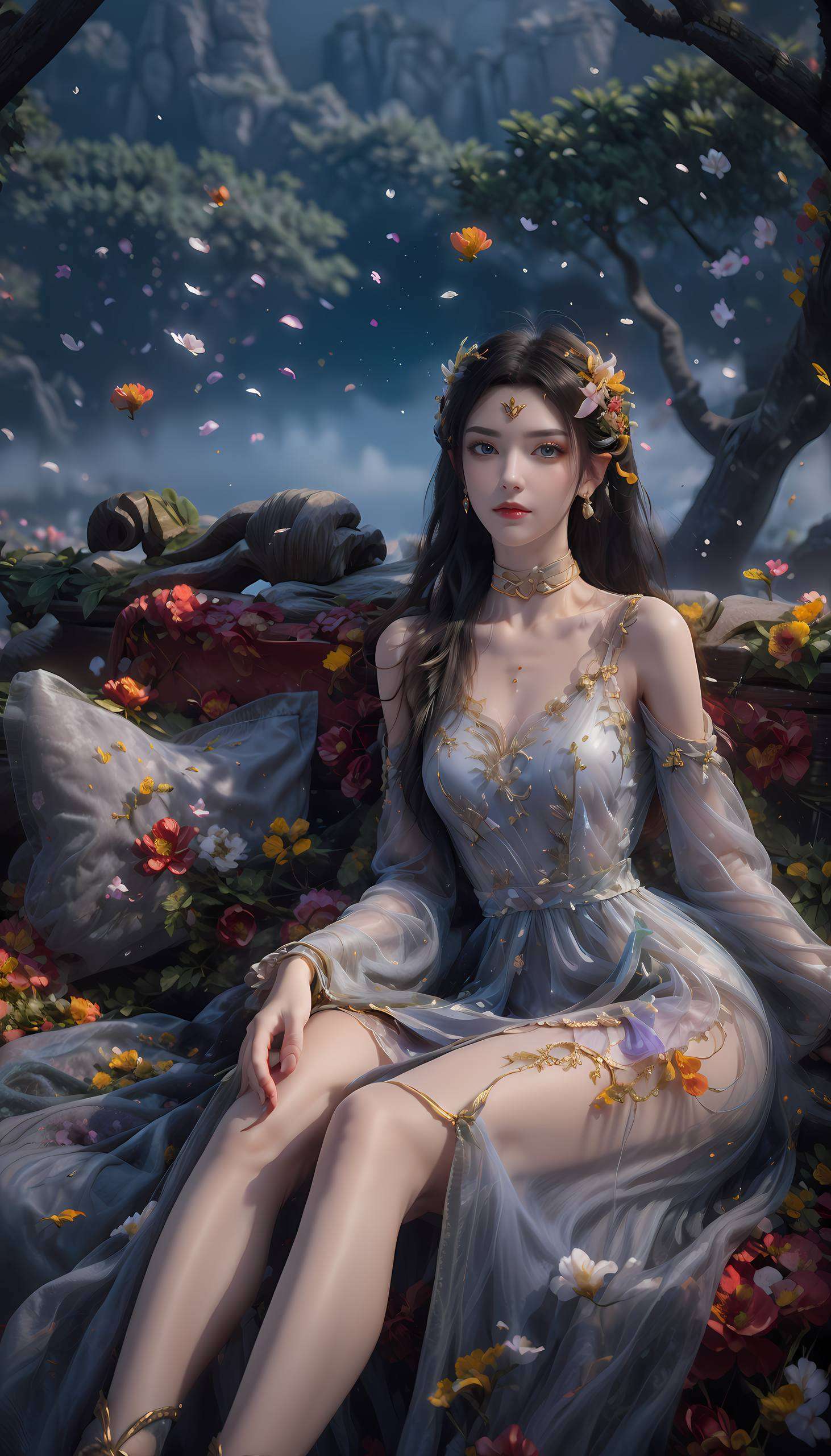 都能被这位蛇女女王的威严与美丽震撼让你的桌面成为斗破苍穹的专属领地吧！