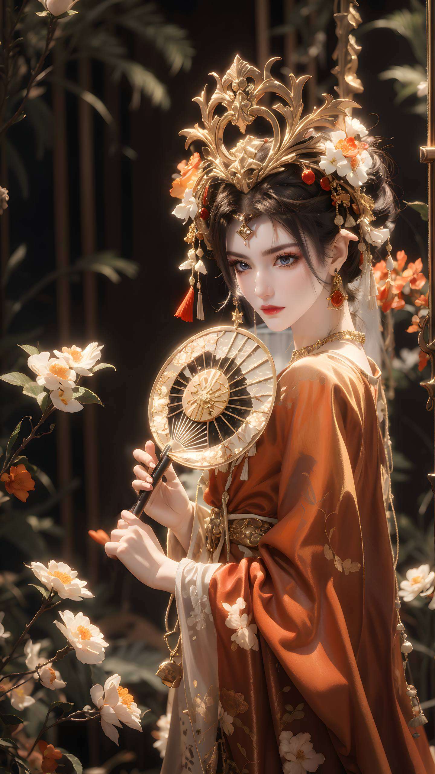 嘿她的七彩吞天蟒在屏幕上盘旋