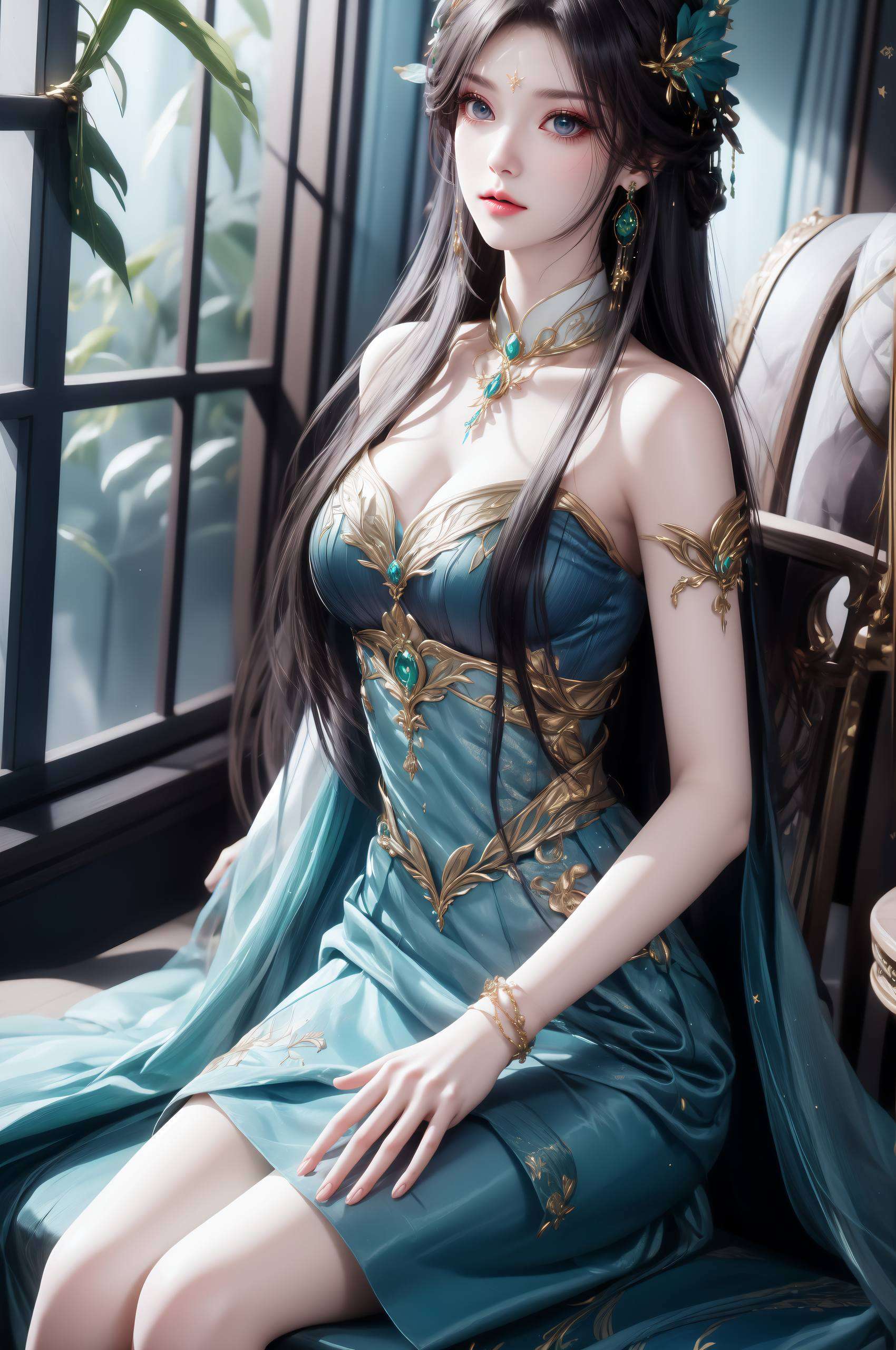 她的微笑不仅是国漫中的女神