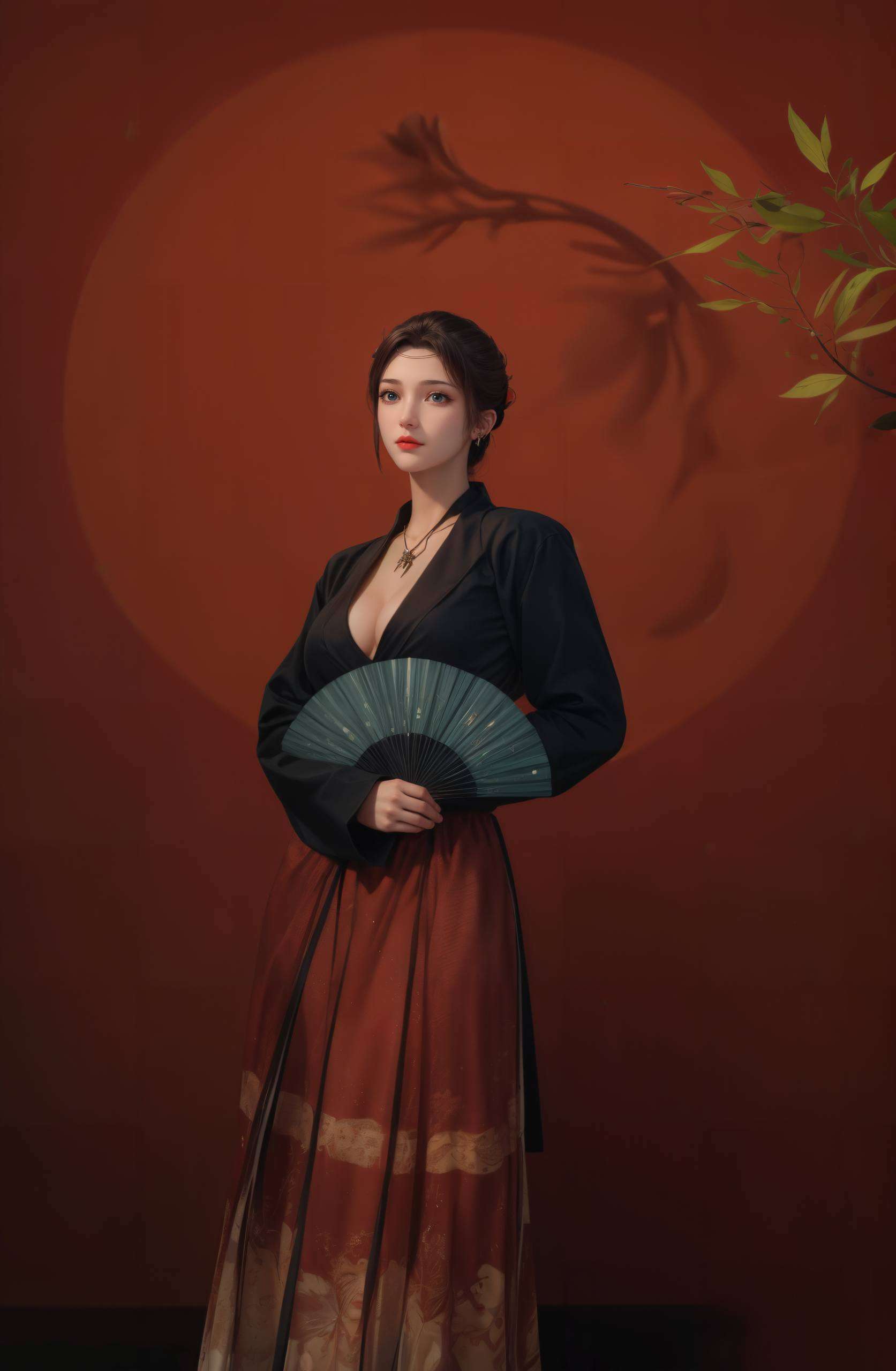 让你的手机也变得仙气飘飘！”仿佛能让人感受到她那飘逸的长发和深邃的眼神