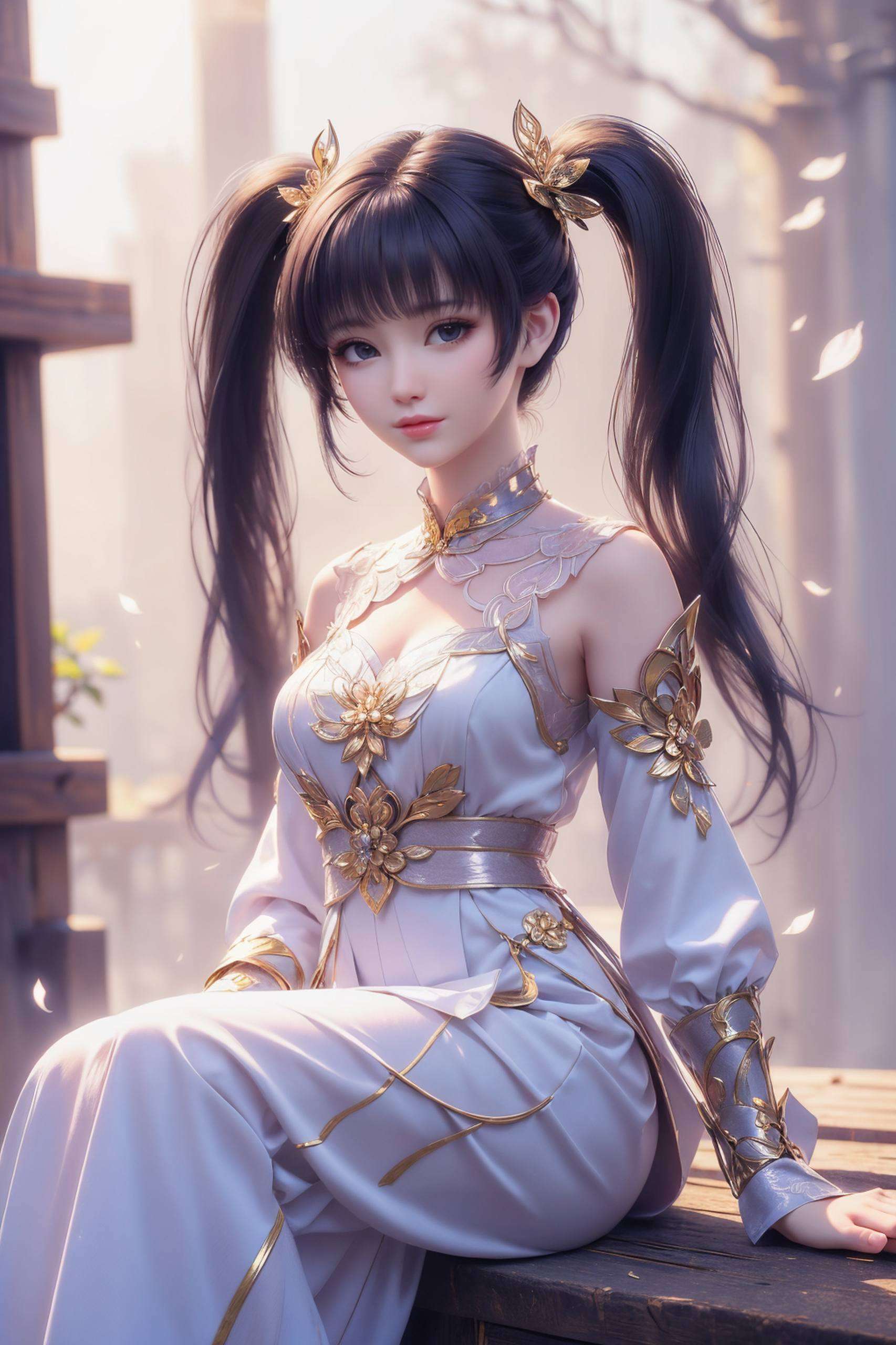 不仅拥有着令人窒息的美貌更是实力与智慧的完美结合！她的每一个眼神都仿佛能穿透人心