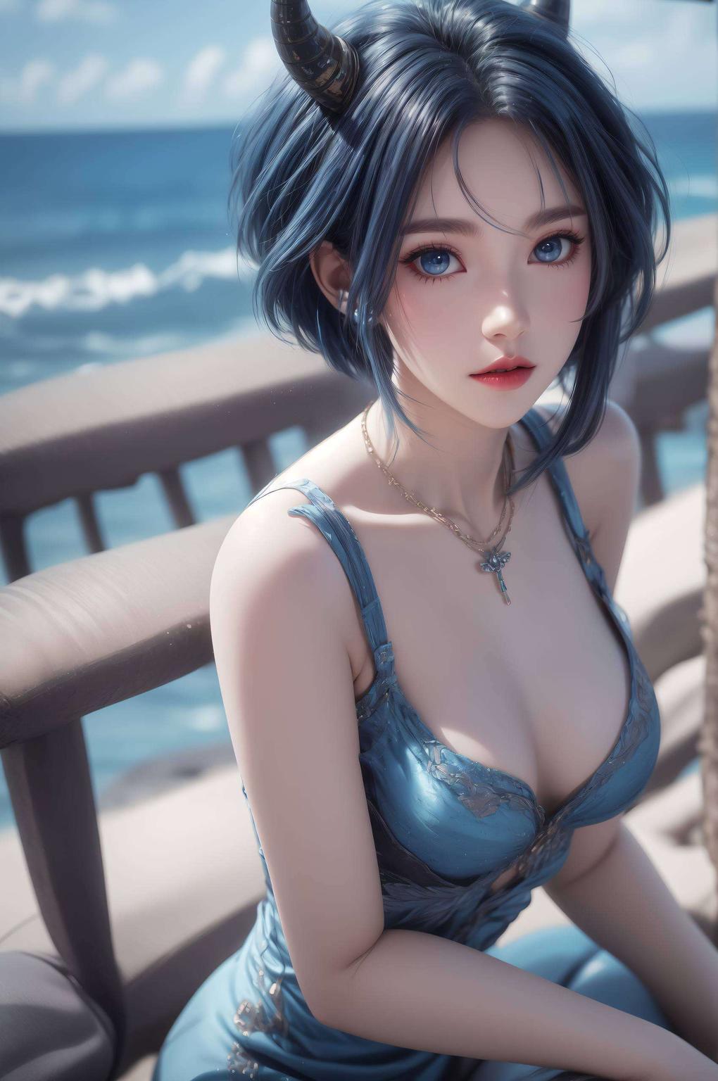 简约线条勾勒出恶魔的神秘魅力恶魔巴巴塔壁纸美图