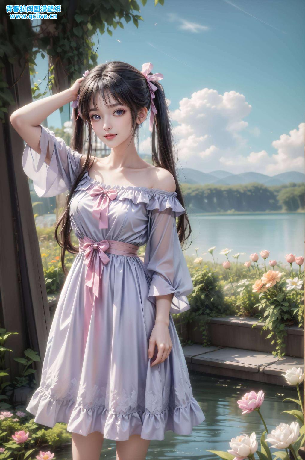 打造独特抖音壁纸融合诛仙动画中碧瑶的灵动眼神