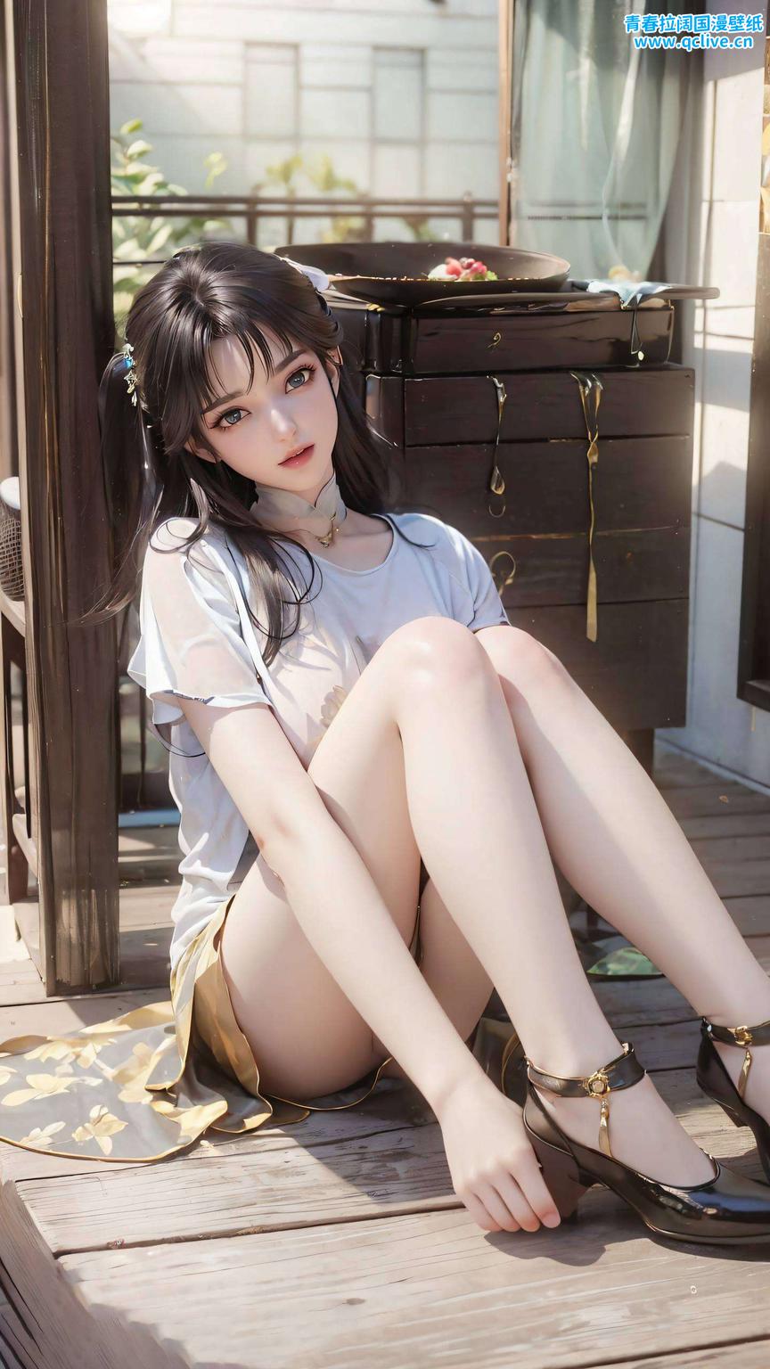 将国漫之美与可爱动物元素完美融合碧瑶仙子跃然2560p壁纸