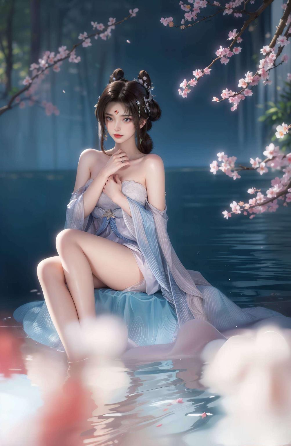 这款静态国漫女主AI梦幻iPhone壁纸感受古典韵味与现代科技的完美融合