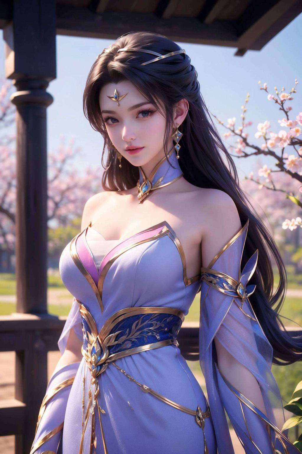 为你的Win10电脑带来别样的视觉盛宴这款以楚灵玉为主题的唯美壁纸