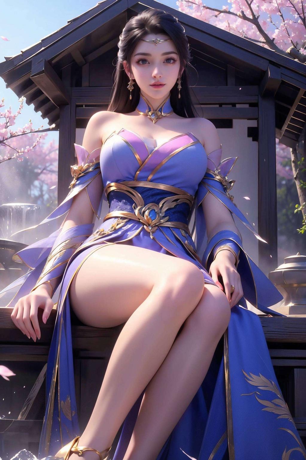 衣袂飘飘眉眼如画