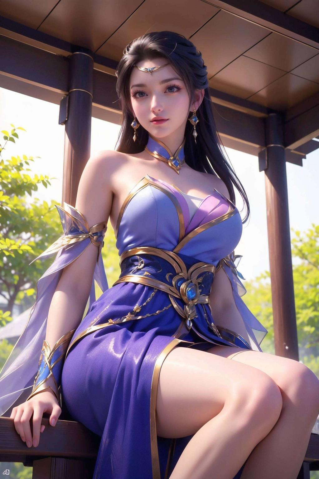 以仙武传中的楚灵玉为灵感既显清新又充满力量