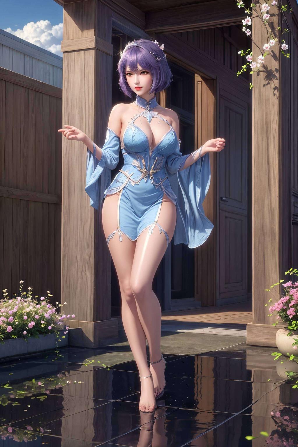 让这款壁纸充满时尚与怀旧的双重魅力融合国漫元素与现代AI技术