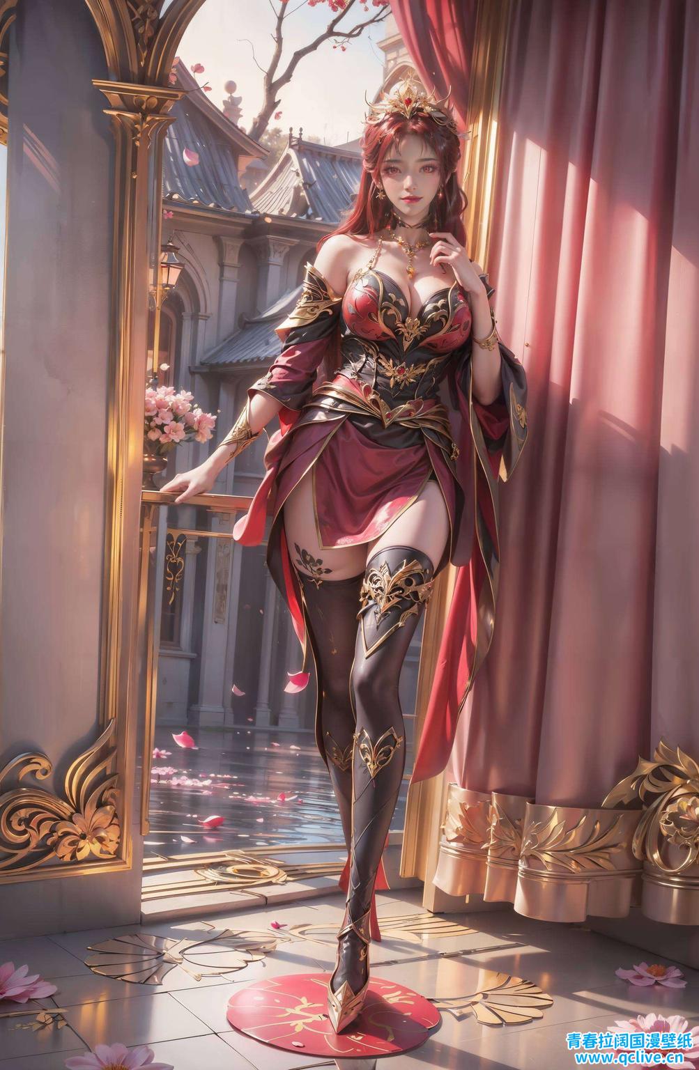 这位国漫中的神秘女主角细腻纹理