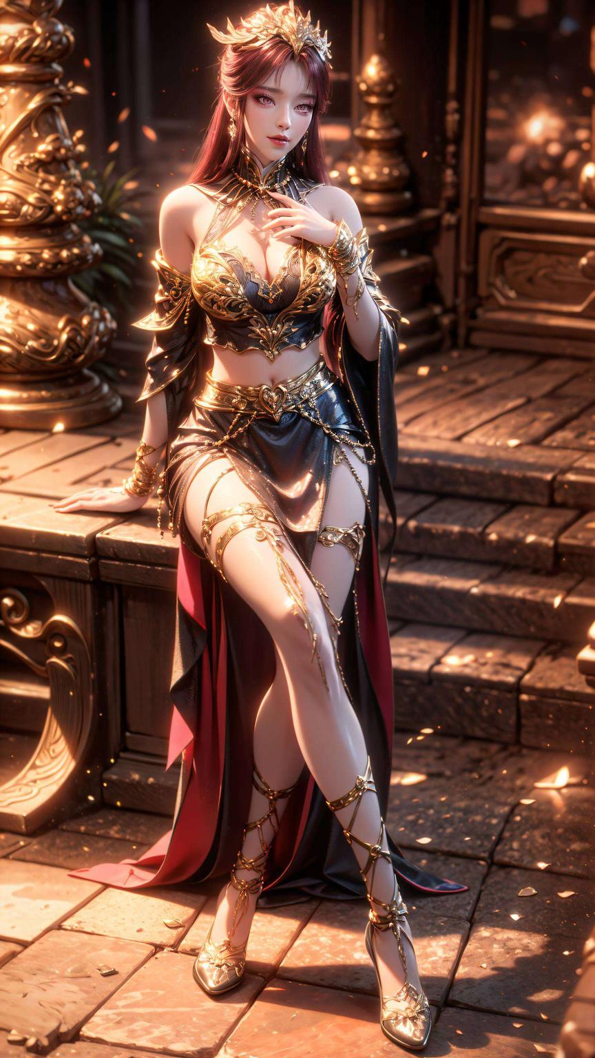 毒血夫人cosplay惊艳亮相国漫女神的可爱风采