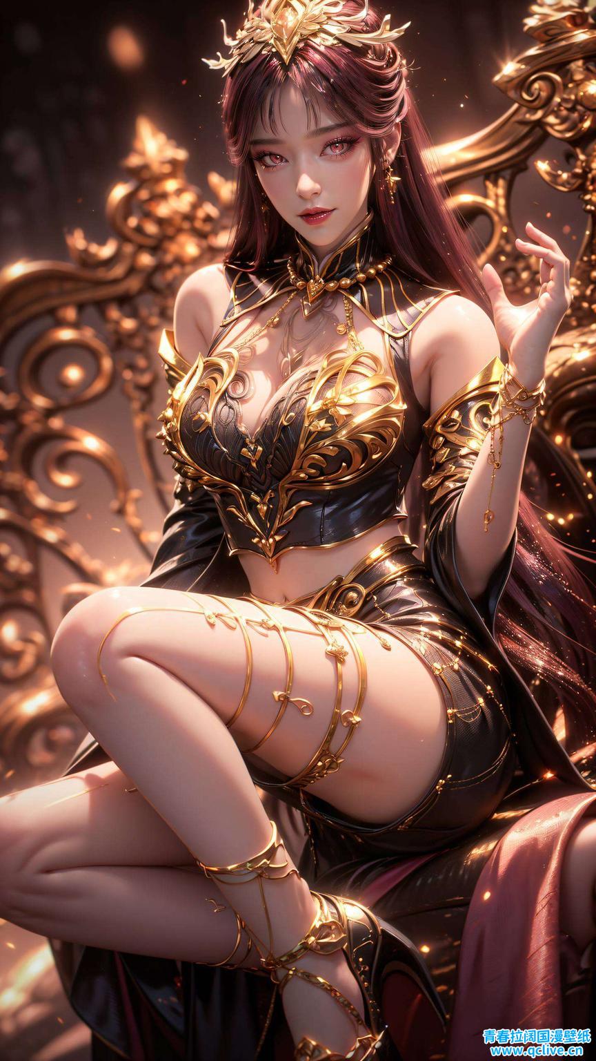 毒血夫人高清动态漫画壁纸在古风国漫的世界里