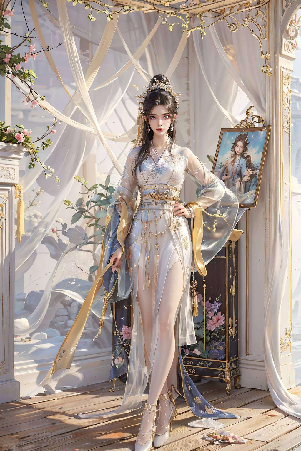 这不仅是一幅画作红色如火