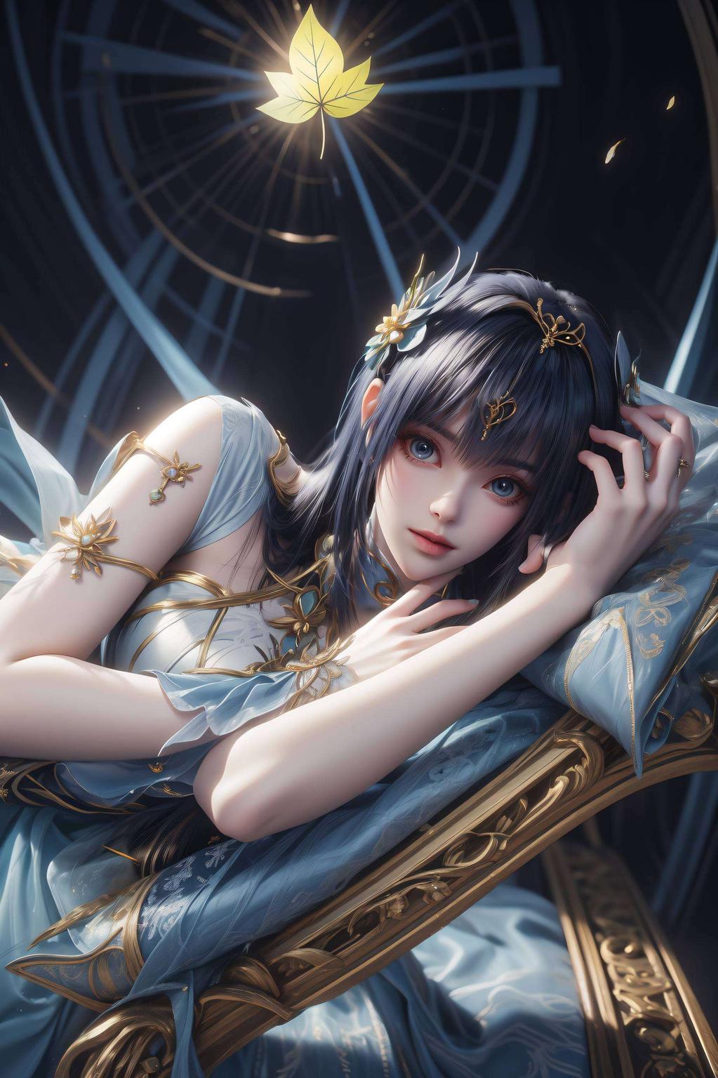 高清画质捕捉了她每一个细节在这绚丽的4K壁纸中