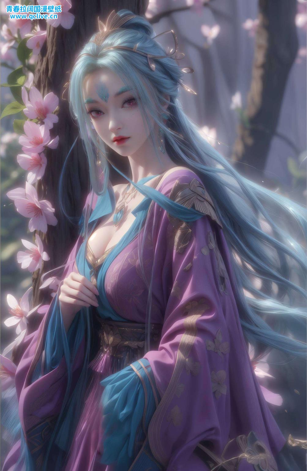 每一帧都如同一幅细腻的画作这款超清晰最新版iPad国漫美女ins风壁纸