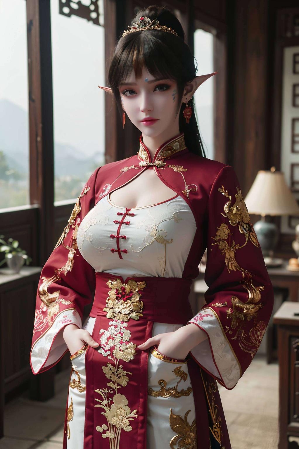 让她仿佛跃然纸上国漫女神AI