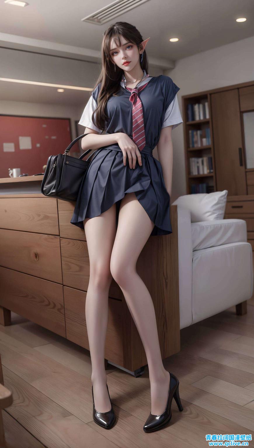 细腻的笔触描绘出她的婉约之美融合了浓郁的民族风情