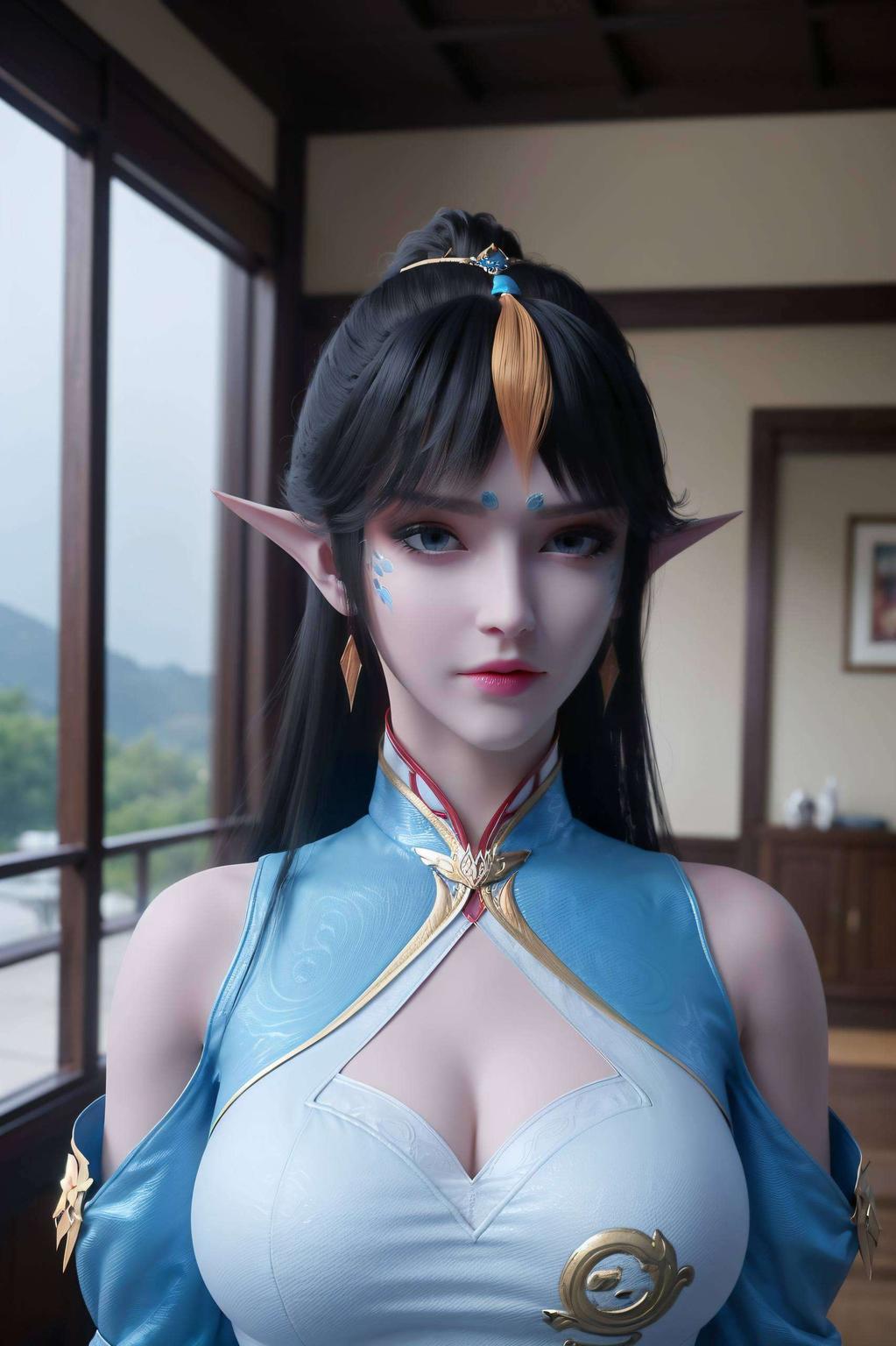 融合哑光质感以凤清儿为主题的高清视频壁纸