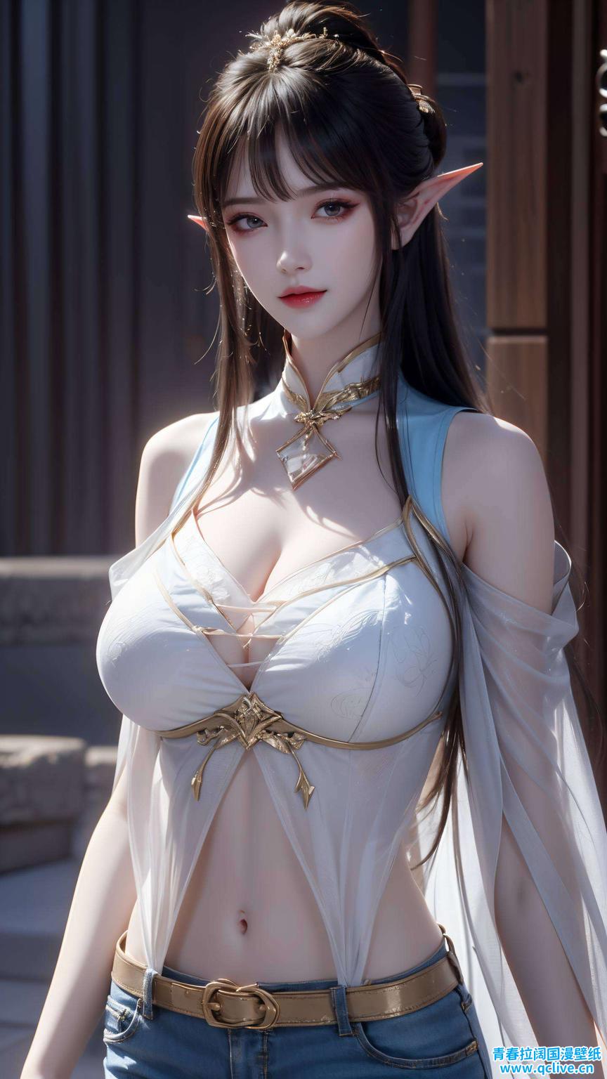 那国漫中的绝世美女定能让你的iPad壁纸熠熠生辉
