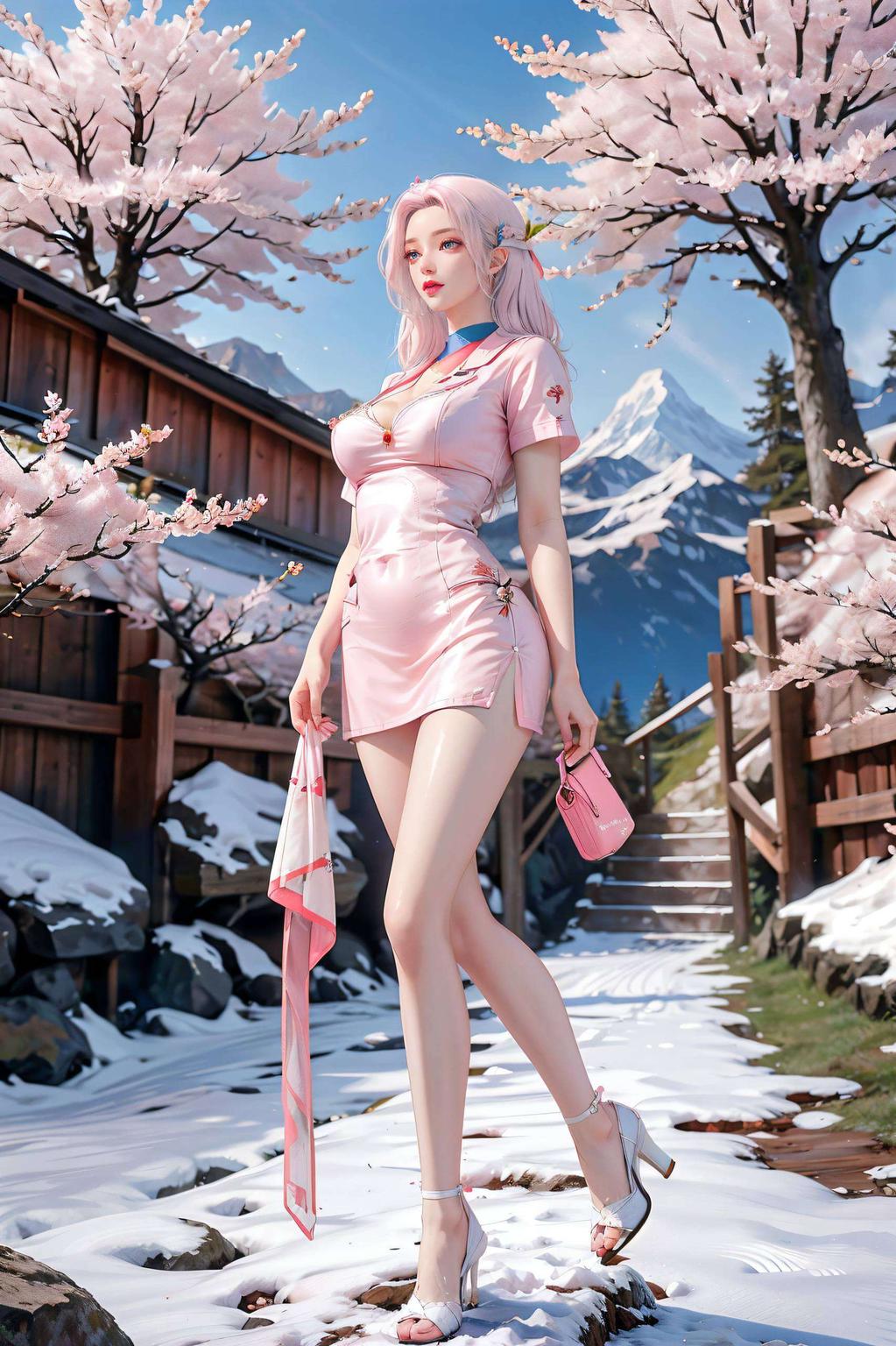 国漫女神韩月以静态之美在光影交织的二维世界