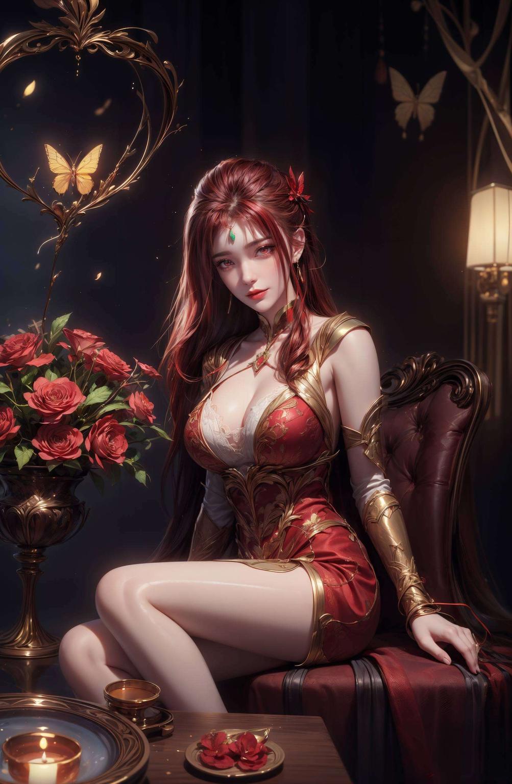 让你沉浸在她的魅力之中想要换上最新版的国漫女神红凰的壁纸图片？简单几步就能搞定！挑选你喜欢的红凰美图