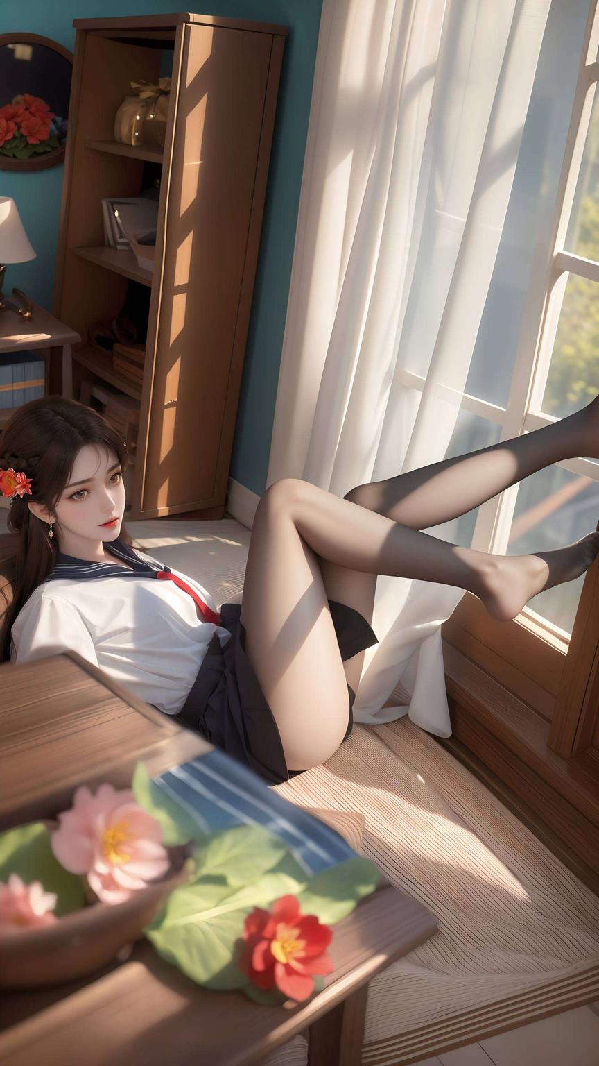 火桑女火灵儿动态壁纸惊艳亮相！细腻笔触勾勒出灵动曲线国漫界璀璨新星