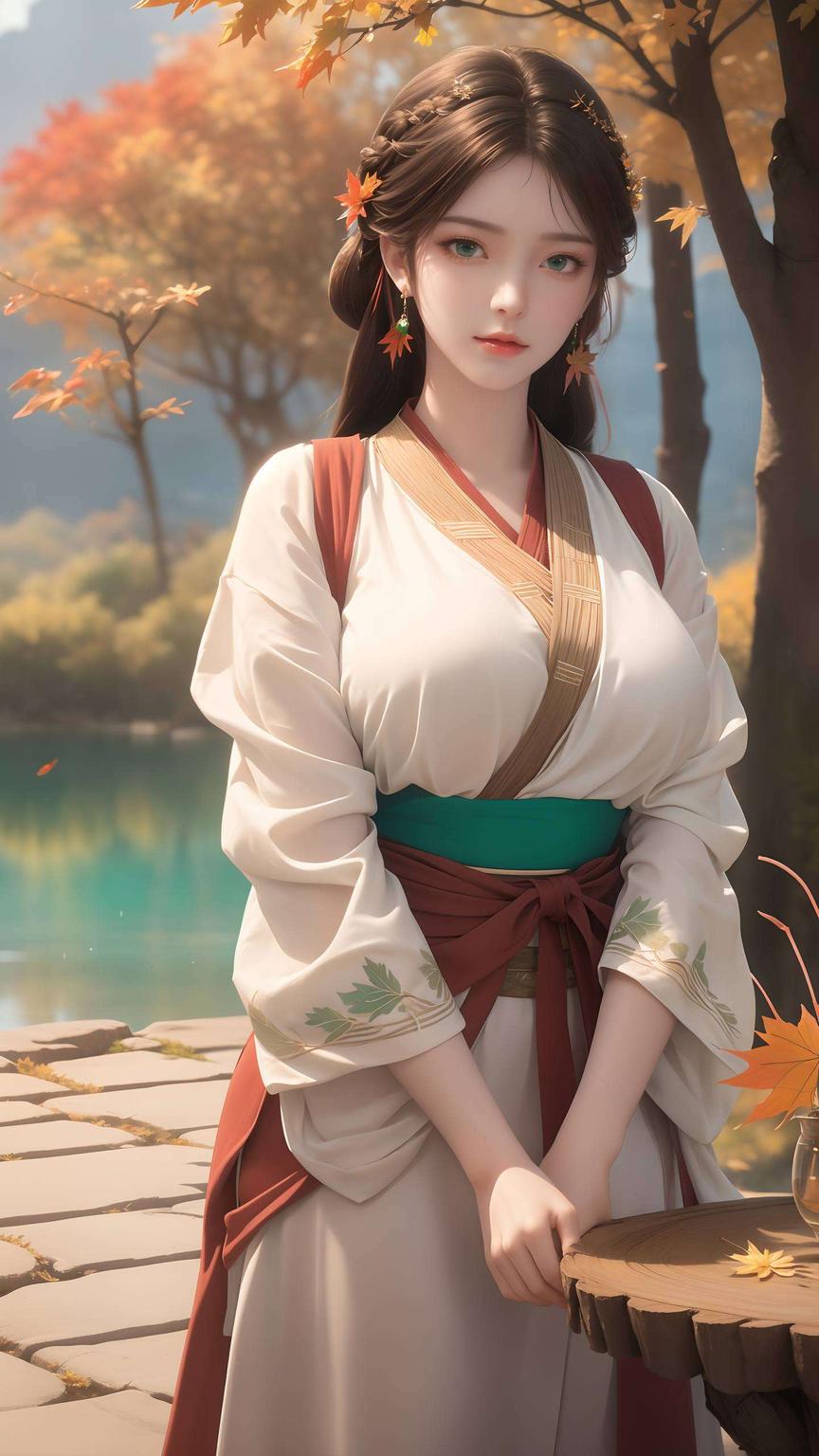 高清画质捕捉了她每一个细节如同从漫画中跃然而出