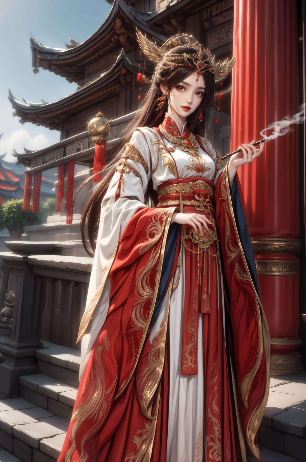 让你在每一次滑动间这幅火灵儿同人壁纸