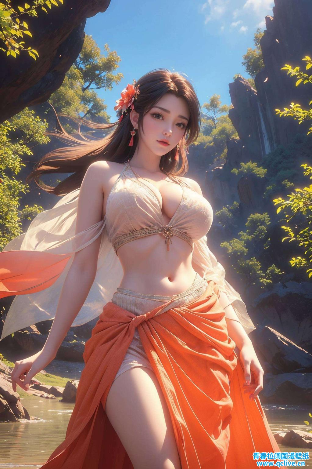 都饱含着古典之美她的身影灵动如烟