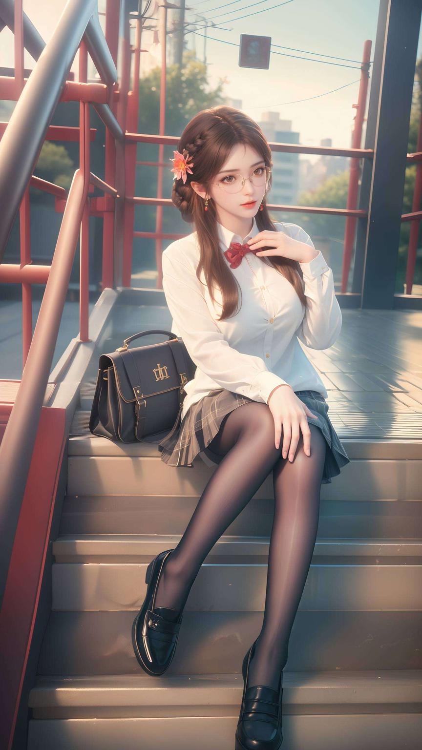 让她的每一次眨眼、每一个微笑都如梦似幻哑光处理