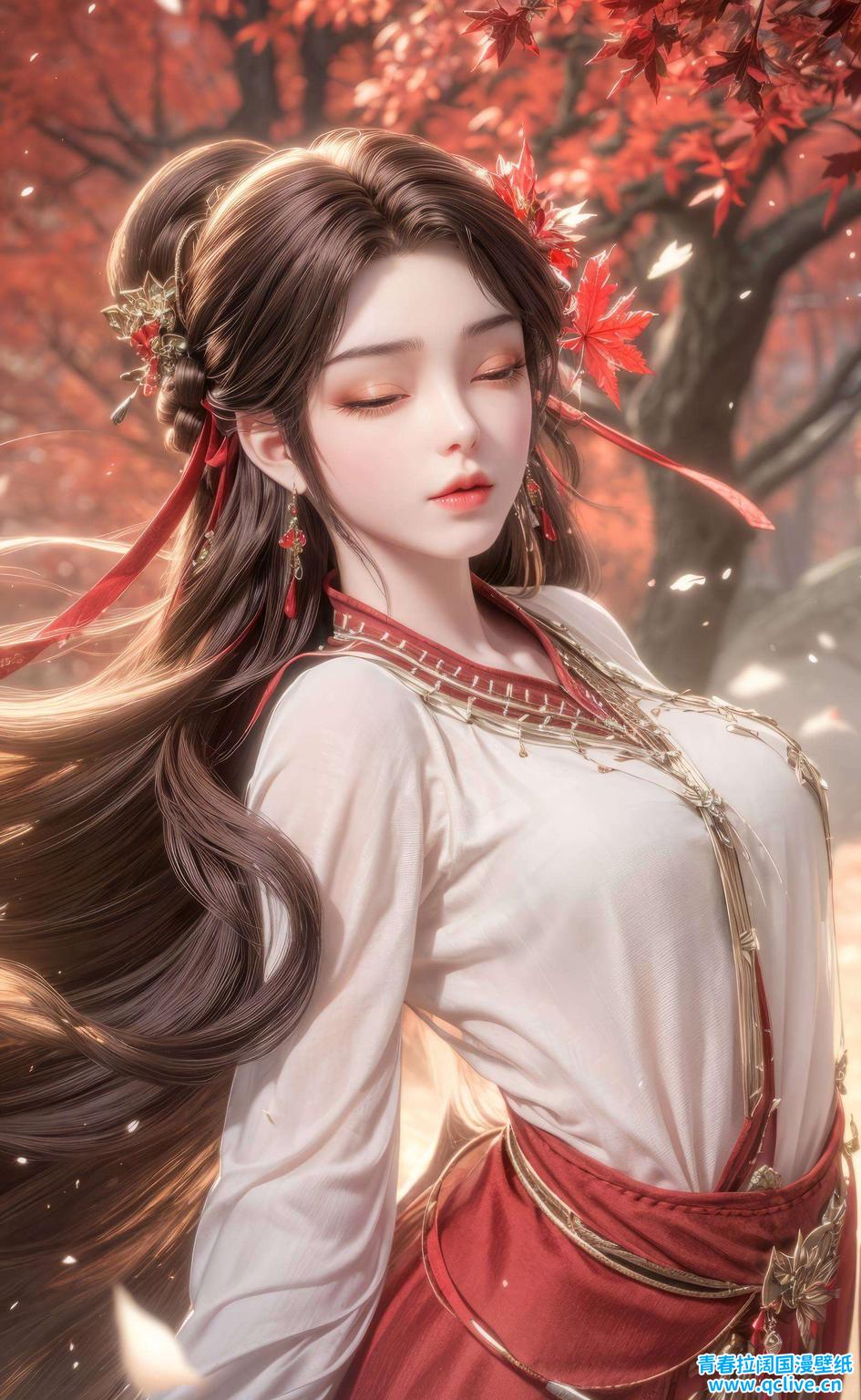 犹如置身浪漫的国漫世界以国漫美女火灵儿为主题