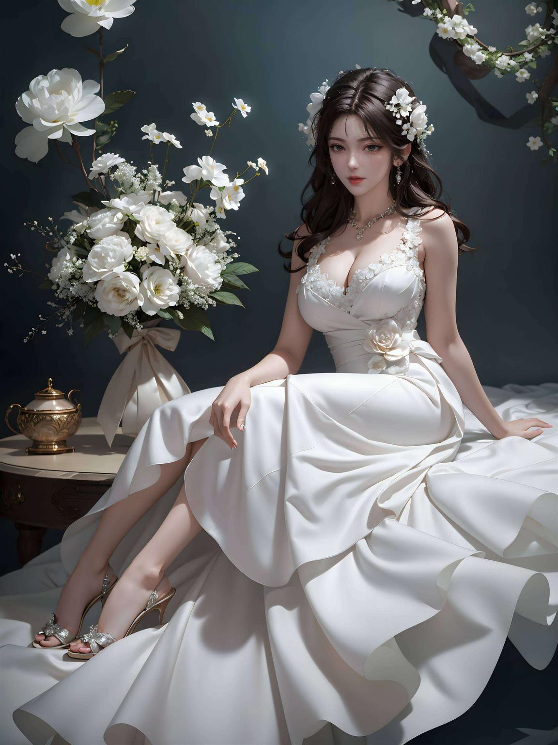 细腻的线条描绘出火灵儿的活力四射以完美世界中火灵儿的灵动形象为灵感