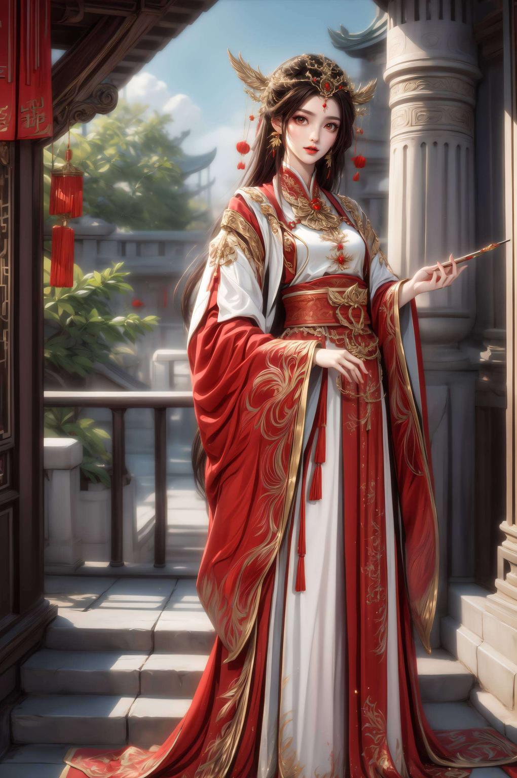 长大后的火灵儿如烈火与清泉的交融