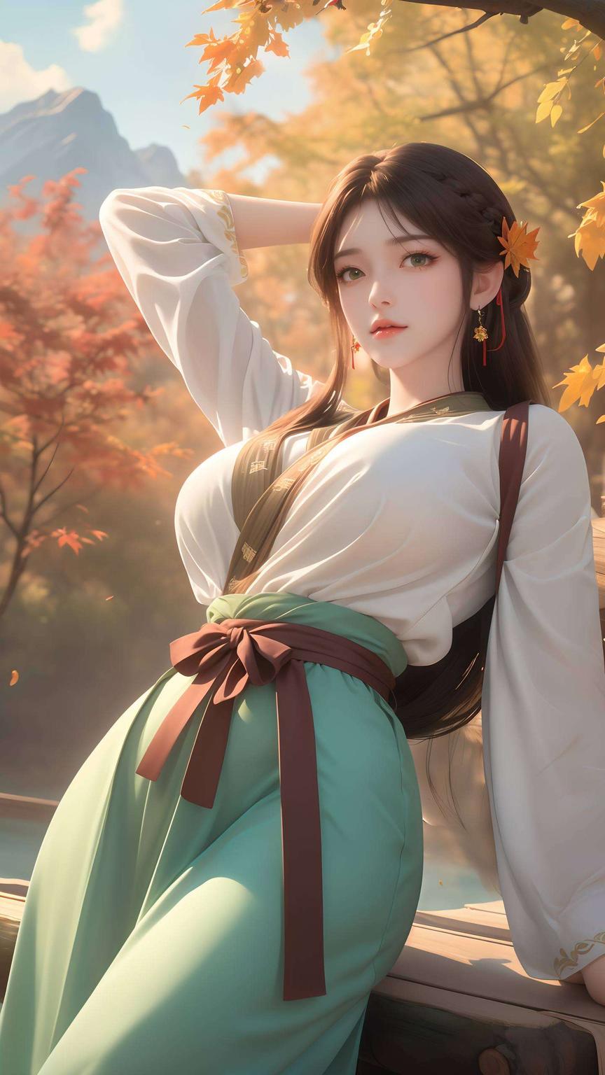 国漫之美采桑女火灵儿