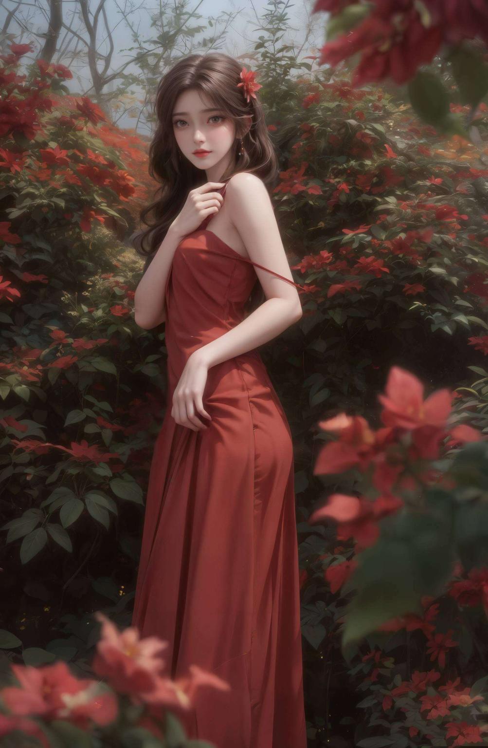 将动漫的奇幻色彩与Windows 10的流畅界面完美融合这款以国漫美女火灵儿石昊为主题的壁纸