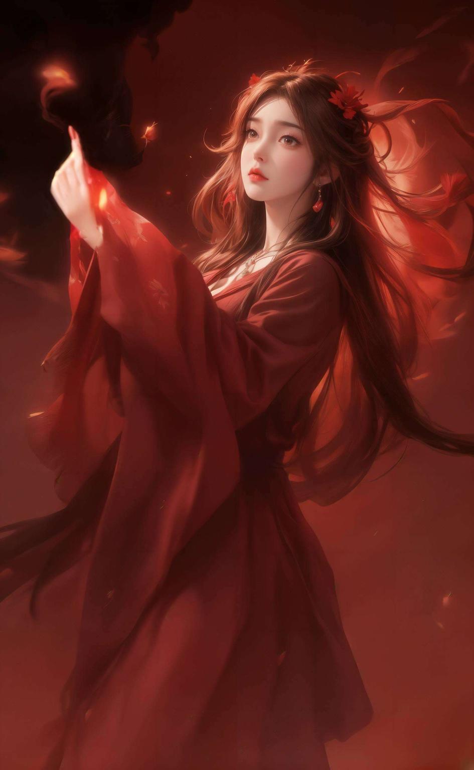 为你的电脑带来别样的视觉盛宴让火灵儿的魅力点亮你的屏幕！