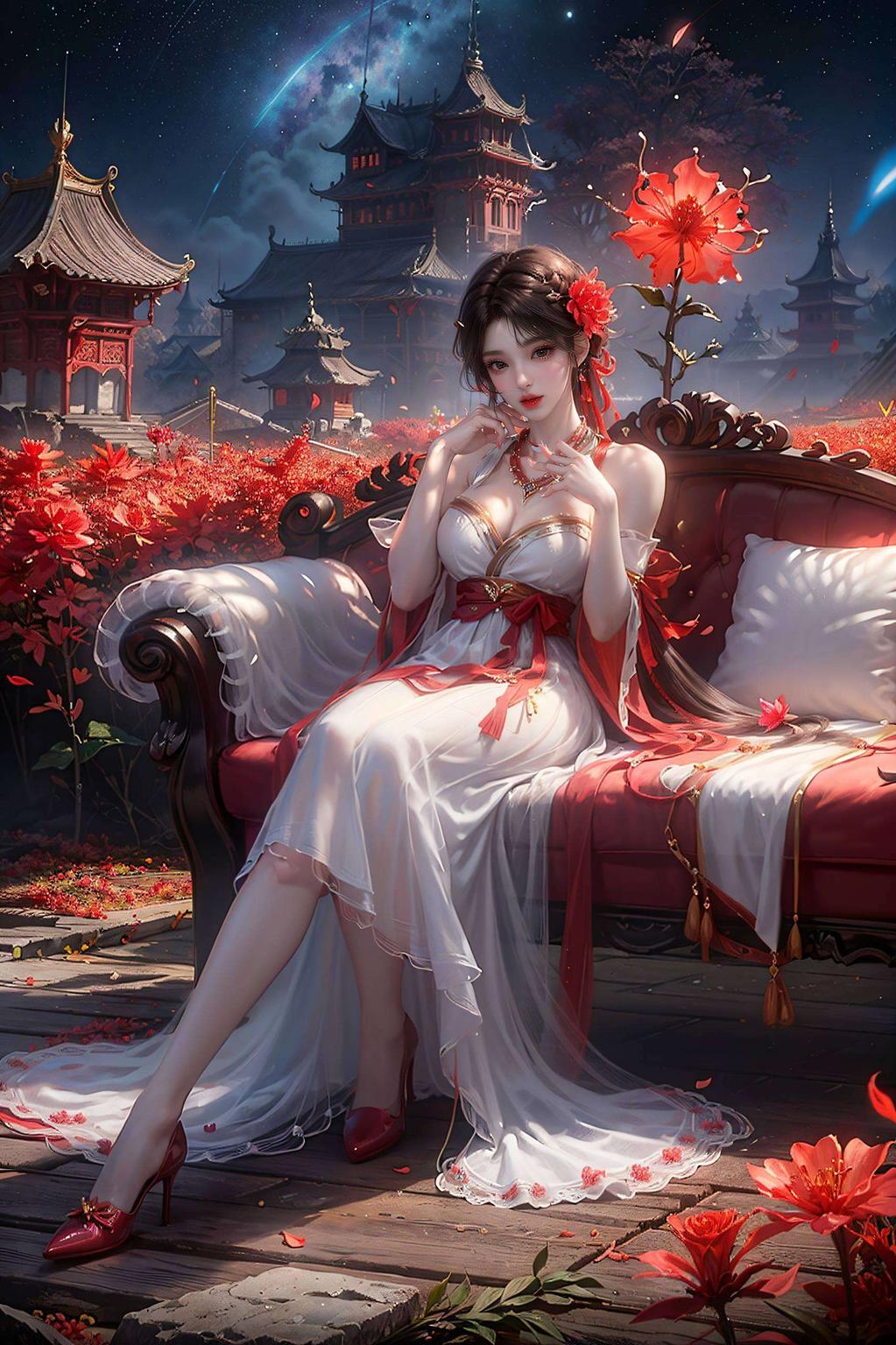 这款护眼壁纸以细腻笔触勾勒出的火灵儿正脸图片