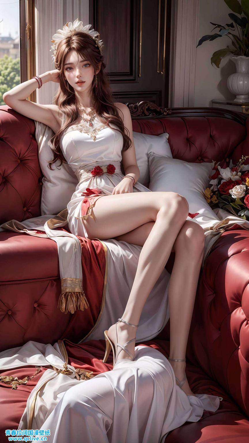 这款护眼壁纸以柔和的色彩搭配全屏动态高清