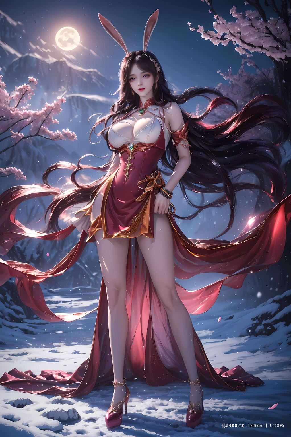 每一张都是国漫美女的精致呈现江楠楠的美妙瞬间