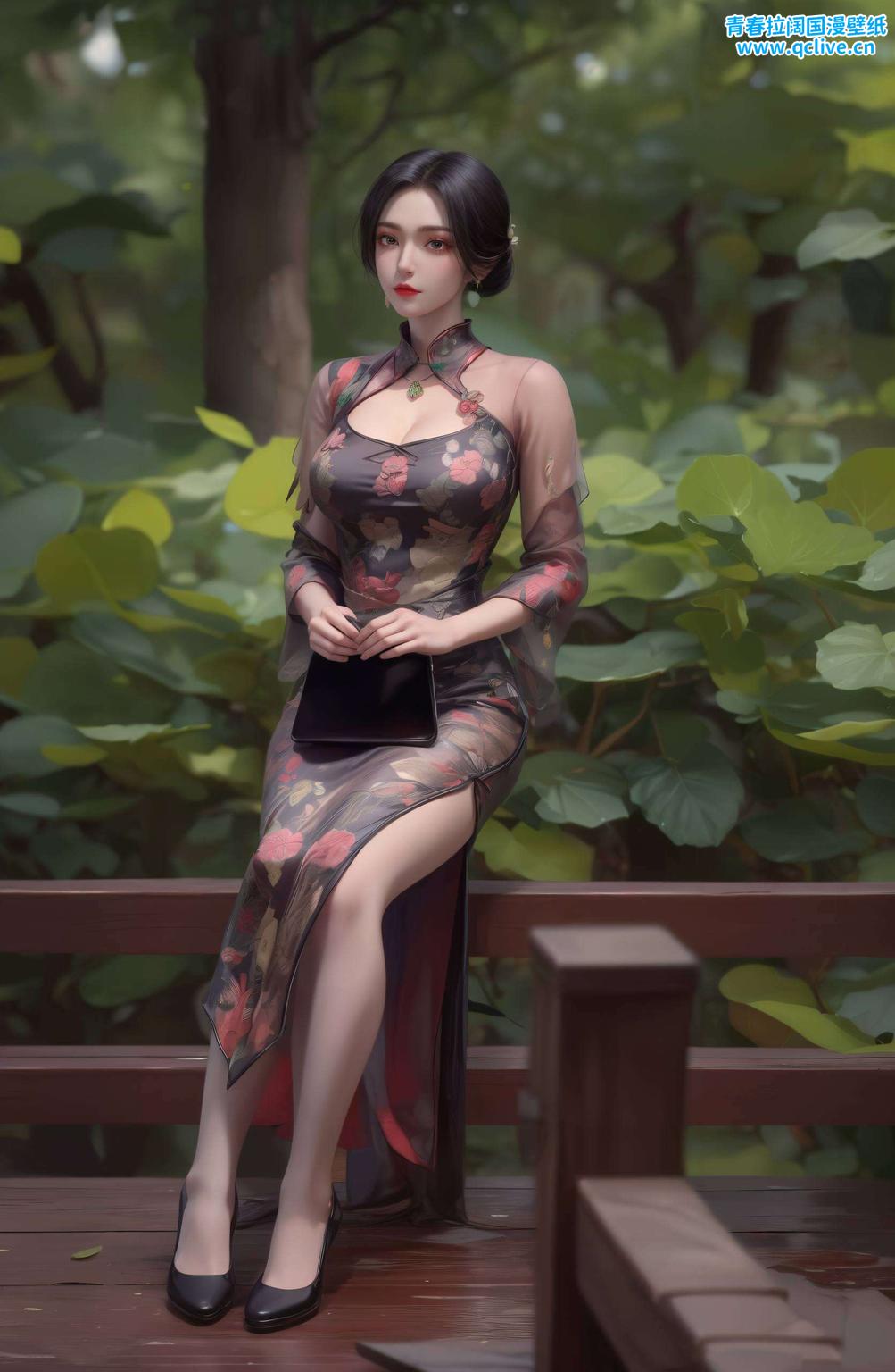 墨色流淌为你的屏幕增添一抹艺术的灵动与深邃