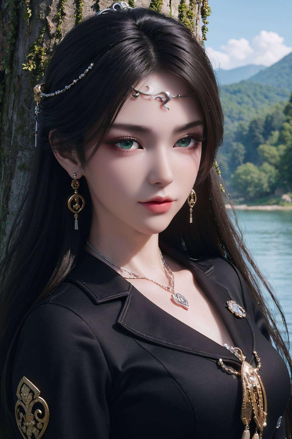 这款最新金瓶儿壁纸为你的iPhone桌面注入一抹仙韵