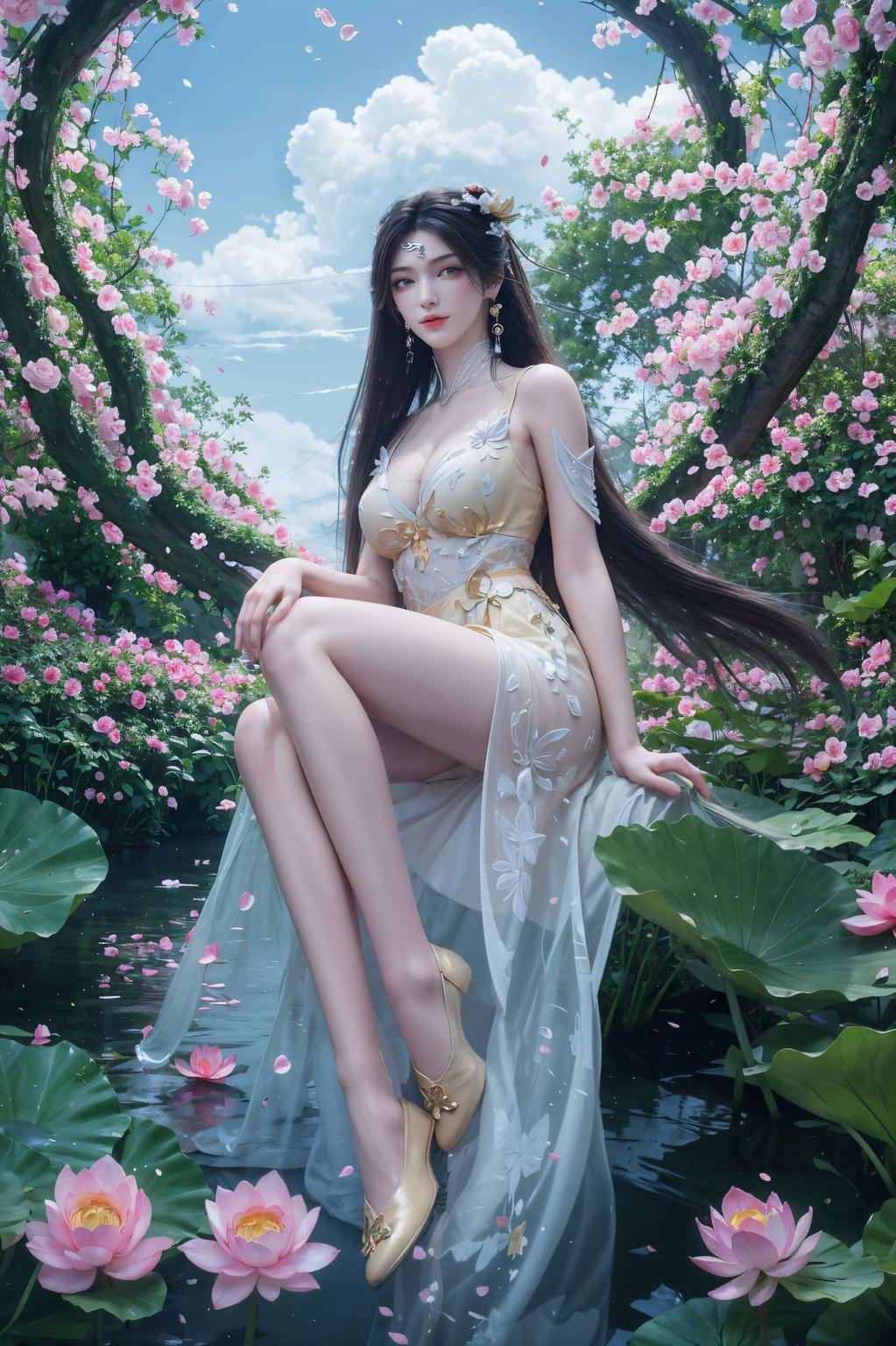 这款AI绘画壁纸每一笔线条都精准描绘出角色的骨骼之美