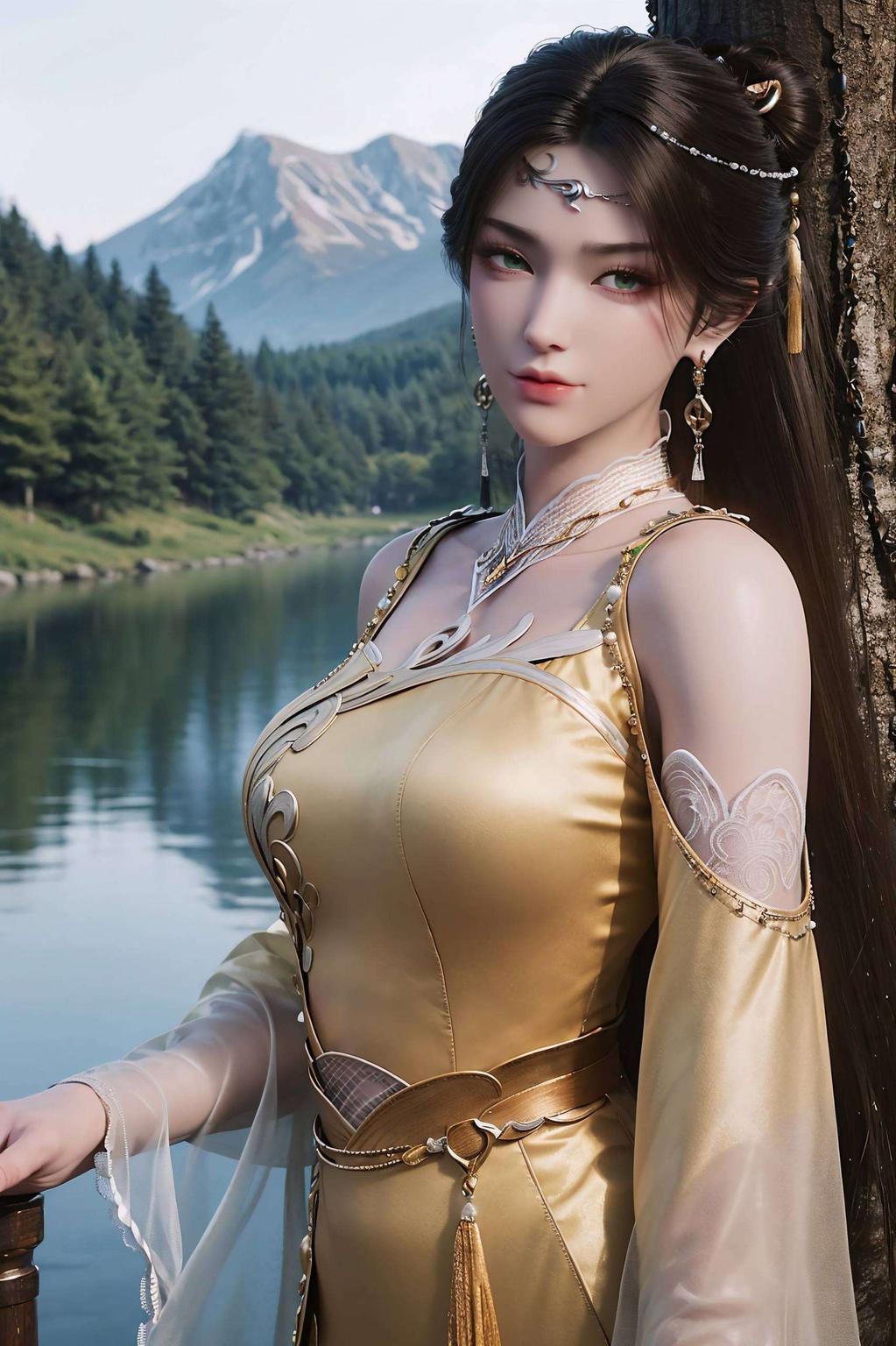 这位国漫女神感受国漫风情！