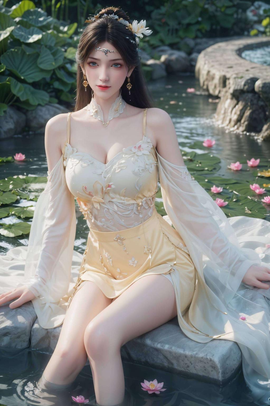 清冷之美融入电脑国漫美女墙纸带你领略国漫之美