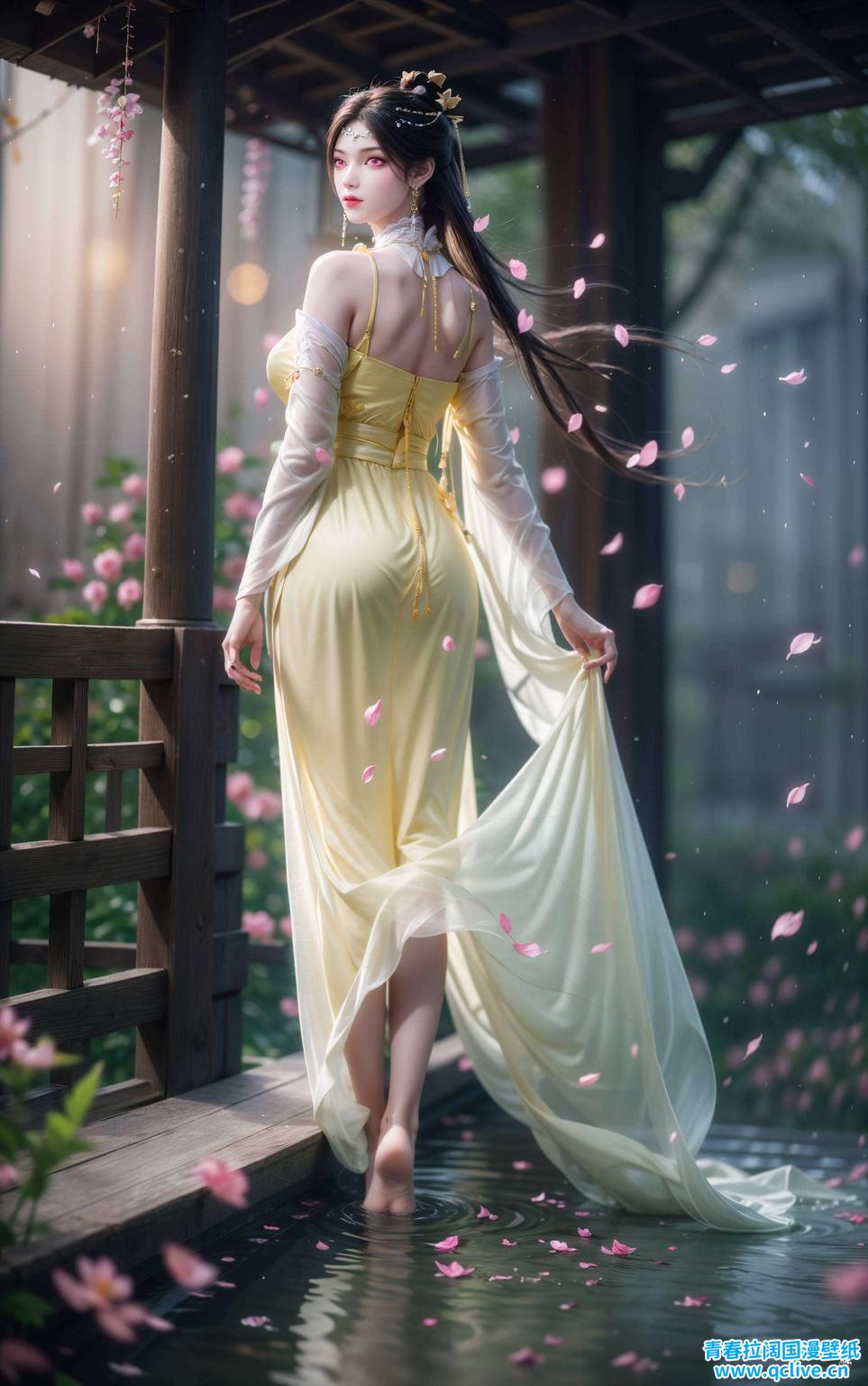 金瓶儿壁纸平板让不规则的艺术设计与国漫之美完美融合